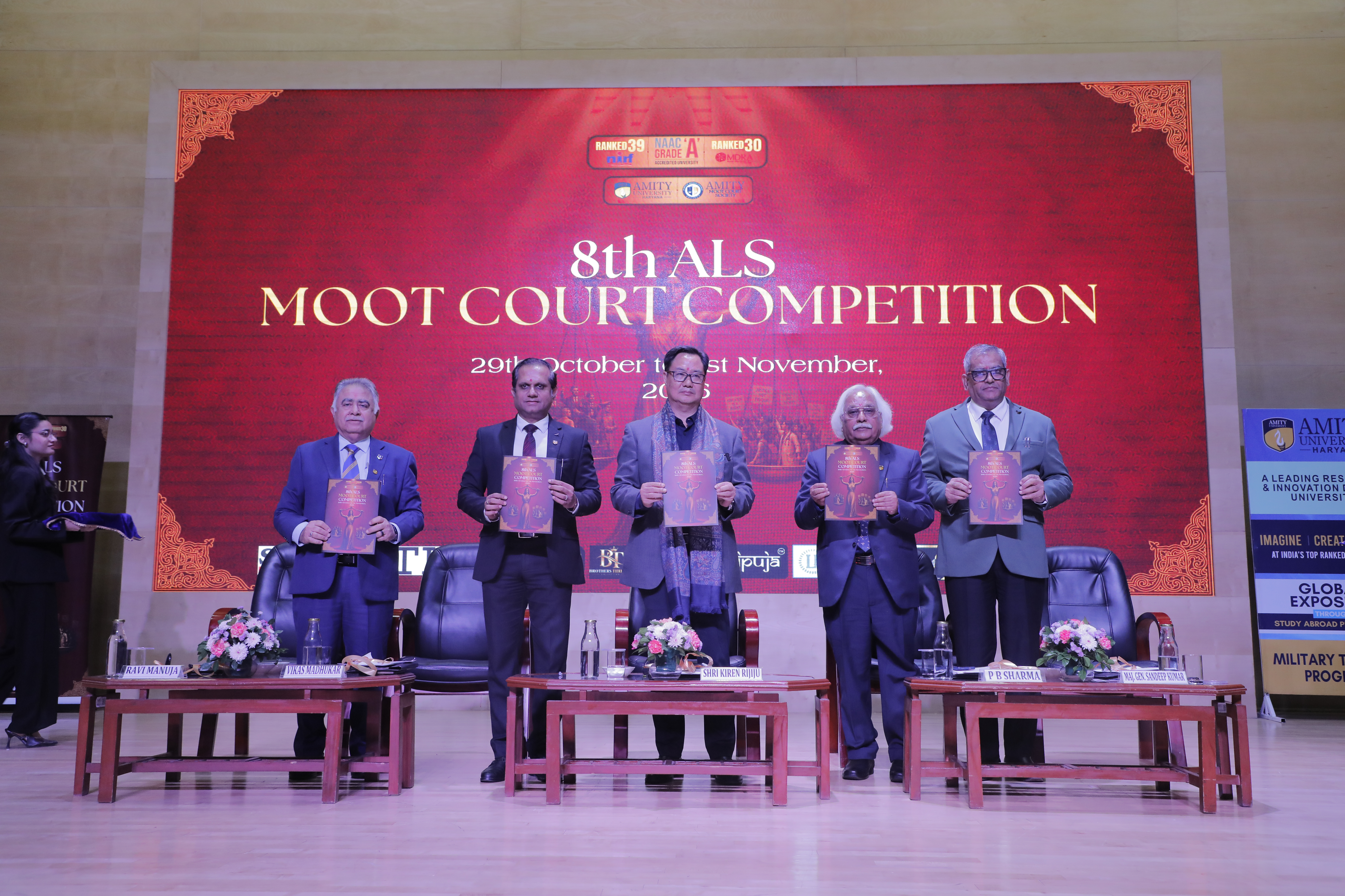 Union Minister Kiren Rijiju Inaugurated 8th ALS Moot Court Competition 2026 at Amity University Haryana